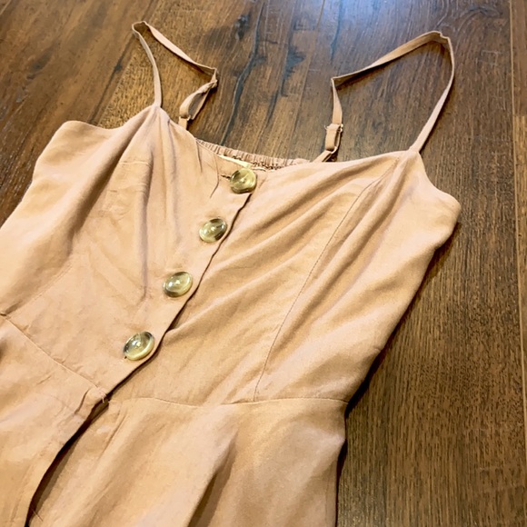 Pink Button Down Tank Top - Picture 2 of 3